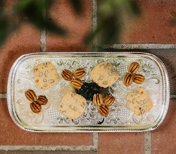 the nutty sister pecan squares tray